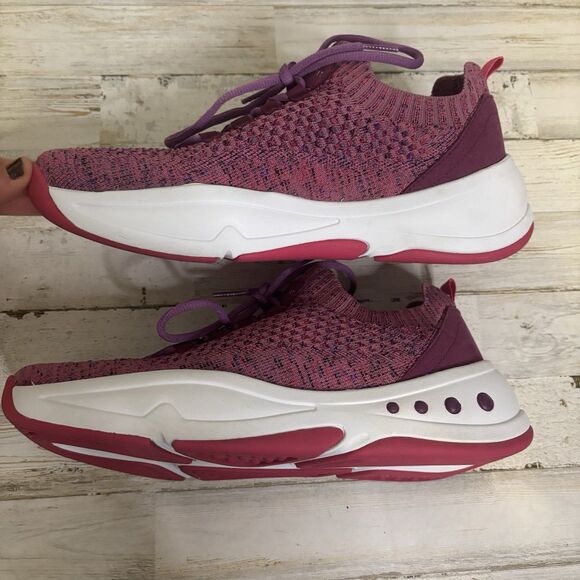 EASY SPIRIT Womens 8.5 Power Sneakers Pink/Magenta Lightweight Wedge Walking - Picture 2 of 15